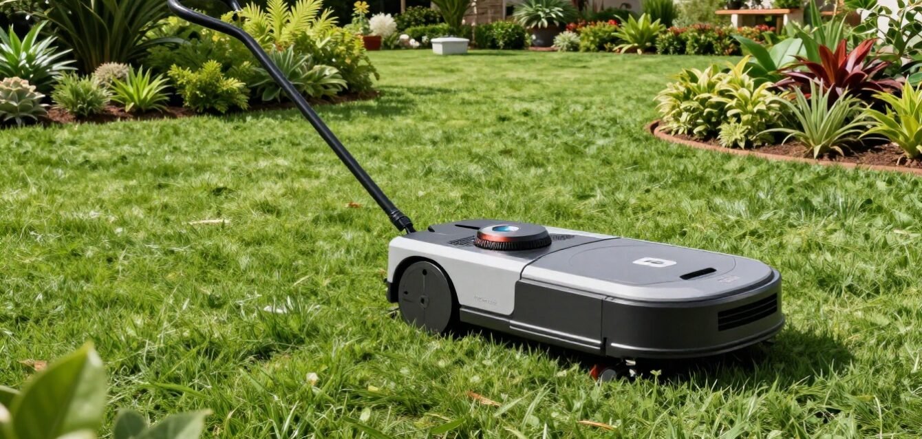 Cortadoras robóticas en los jardines de EE. UU.