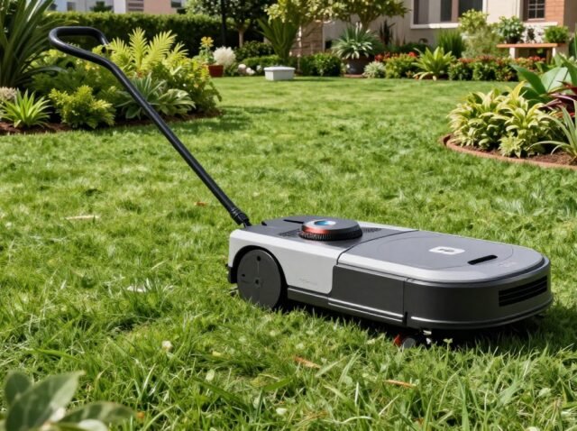 Cortadoras robóticas en los jardines de EE. UU.
