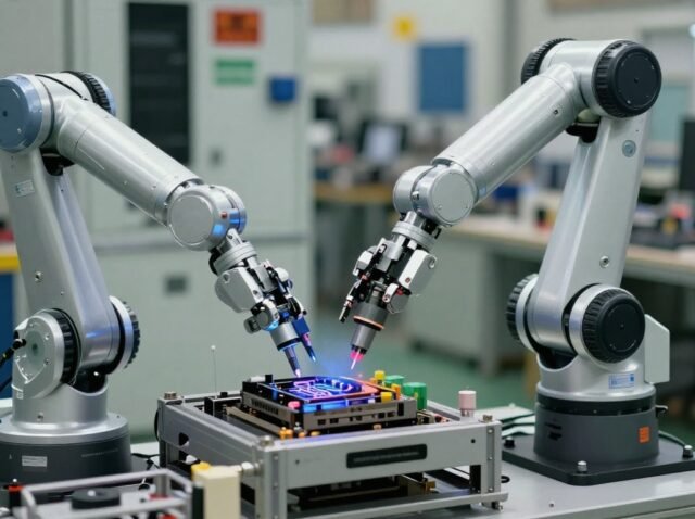 Teradyne Robotics enfrenta a competidores en robótica