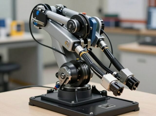 Cadena de energía igus para robots con rotación de 600 grados