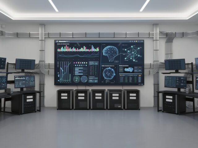 Monitores IA económicos para empresas